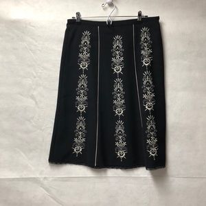 Beautiful black and cream skirt